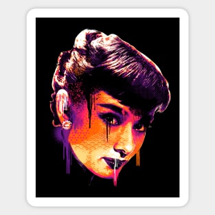 Audrey Hepburn Sticker